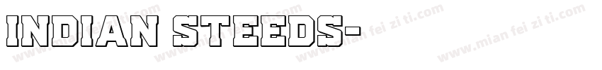 Indian Steeds字体转换